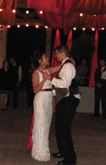 Bride and Groom dancing, photo by J.B.